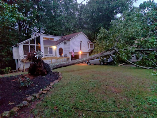J’s Woodpecker Tree Services’ Emergency Tree Removal Helped a Homeowner Deal With Storm Damage in Acworth, GA 1 Emergency Tree Removal in Acworth